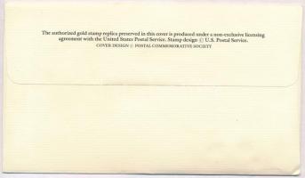 Amerikai Egyesült Államok 1995. "David Farragut" bélyegérem borítékban, bélyegzéssel, ango...