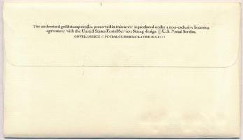 Amerikai Egyesült Államok 1983. "Amerikai villamosok - Az első amerikai villamos" aranyozo...