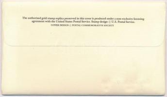 Amerikai Egyesült Államok 1983. "Amerikai villamosok - St. Charles villamos" aranyozott bé...