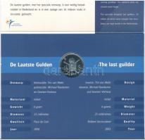Hollandia 2001. 1G Ni Az utolsó Gulden eredeti díszkiadásban T:BU Netherlands 2001. 1 Gulden Ni The last Guilder in original packing C:BU