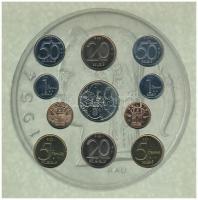 Belgium 2001. 50c-20Fr (5xklf) dupla forgalmi sor (összesen 10 érme) + "Búcsú a belga franktól&...