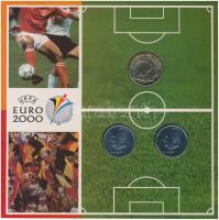 Belgium 2000. 50Fr Ni "II. Albert / Labdarúgó Európa-bajnokság" "BELGIQUE" + 200...