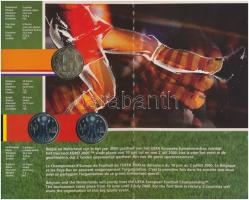 Belgium 2000. 50Fr Ni "II. Albert / Labdarúgó Európa-bajnokság" "BELGIQUE" + 200...
