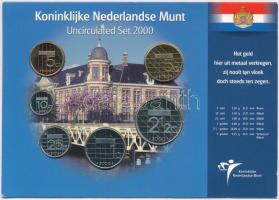 Hollandia 2000. 5c-2 1/2G (6xklf) forgalmi sor T:1 Netherlands 2000. 5 Centimes - 2 1/2 Gulden (6xdiff) coin set C:UNC