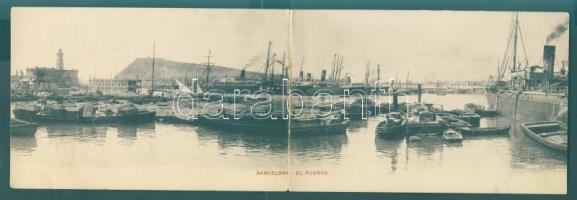 Barcelona port panoramacard