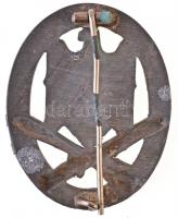 Német Harmadik Birodalom 1944. "Általános Rohamjelvény" Zn kitüntetés hátoldalán "Ass...