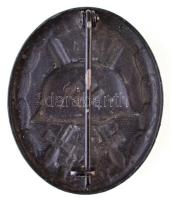 Német Harmadik Birodalom 1944. "Sebesülési jelvény fekete fokozata" préselt acéllemez kitü...