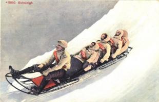 Bobsleigh / Winter sport, five-men controllable bobsleigh