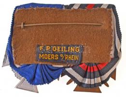 Német Harmadik Birodalom 1934. "Első Világháborús Érdemkereszt 1914-1918" kitüntetés szala...