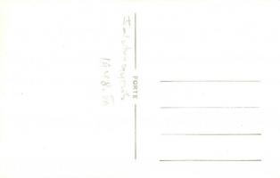 1948 Balatongyörök, Belügyminiszteri számvevőségi üdülőház, étkező belső. photo