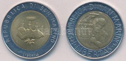 San Marino 1986. 500L + 1994. 500L T:1-,2
San Marino 1986. 500 Lire + 1994. 500 Lire C:AU,XF