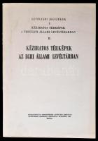 Kéziratos térképek az Egri Állami Levéltárban. Levéltári Jegyzékek I. Kéziratos térképek a területi állami levéltárakban. II. Bp., 1965, Művelődésügyi Minisztérium Levéltári Osztálya - Levéltárak Országos Központja, 244 p. Kiadói papírkötés, jó állapotban.