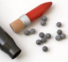 Töltény hüvelyek ( 3db), 9,5-19 cm