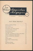 1959 Magisches Magazin. 9. évf. 1959. okt. Német nyelvű bűvészettel foglalkozó lap