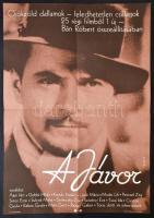 1987 Bánó Endre (1921-1992): A Jávor, magyar film plakát, Bán Róbert összeállítása, hajtásnyommal, 81x56 cm