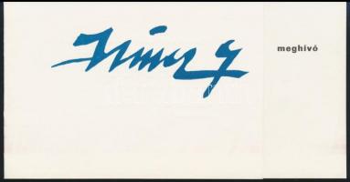 Hincz Gyula illusztrációinak és grafikáinak kiállítása az Egyetemi Könyvtárban. Debrecen, 1974. nove...