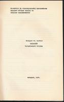 Budapest XI. kerület Gazdagrét tervpályázati kiirása. 
Bp.,1970, Építésügyi és Városfejlesztési Min...
