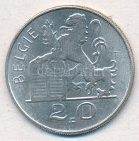 Belgium 1953. 20Fr Ag "BELGIE" T:1-,2 
Belgium 1953. 20 Francs Ag "BELGIE" C:AU...