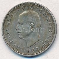 Görögország 1960. 20D Ag "I. Pál" T:2  Greece 1960. 20 Drachmai Ag "Paul I" C:XF  Krause KM#85