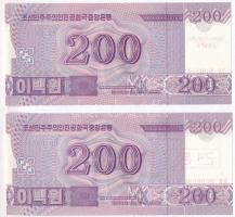 Észak-Korea 2008. 200W + 200W "MINTA" T:I,I-
North Korea 2008. 200 Won + 200 Won "SP...