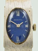 Dekoratív Zenith női karóra, fém szííjjal, díszdobozban, nem működik