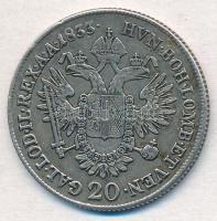 Ausztria 1833A 20kr Ag "I. Ferenc" (6,64g) T:2 
Austria 1833A 20 Kreuzer Ag "Franz I...