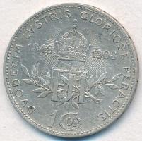 Ausztria 1908. 1K Ag "Ferenc József - Jubileum" T:2
Austria 1908. 1 Corona Ag "Franz...
