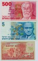 Izrael 7db-os vegyes bankjegy tétel T:III
Israel 7pcs of various banknotes C:F
