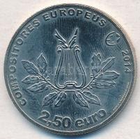 Portugália 2014. 2,5E Cu-Ni "Európai zeneszerzők" T:2 ph.
Portugal 2014. 2,5 Euros Cu-Ni ...