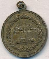 ~1890. "II. Rákóczi Ferenc / Kassa - Rodostó" Br medál füllel (23mm) T:2