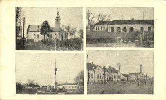 1948 Szalárd, Salard; templomok, országzászló, üzlet / churches, Hungrian flag, shop (EK)