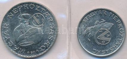 1983. 20f Al + 5Ft Ni + 10Ft Ni "FAO" sor, eredeti tokban tanúsítvánnyal + 100ft Cu-Ni &qu...