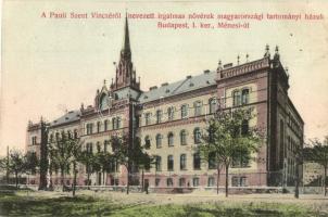 Budapest XI. Pauli Szent Vincéről nevezett irgalmas nővérek magyarországi tartományi háza. Ménesi út 30.