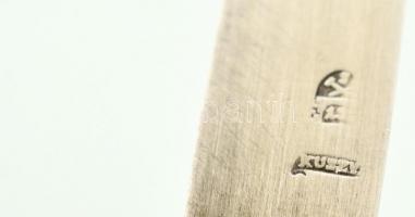 Ezüst(Ag) kis kések, jelzett, 6 db, h: 15 cm, nettó: 103,2 g