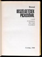 Brassai: Beszélgetések Picassóval. Bp.,1968, Corvina. Fekete-fehér fotókkal. Kiadói egészvászon-köté...