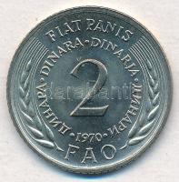 Jugoszlávia 1970. 2D Cu-Ni-Zn "FAO" tanúsítvánnyal T:1-
Yugoslavia 1970. 2 Dinara Cu-Ni-Z...