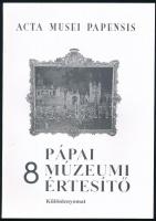 2 db kiadvány - A Bajai Könyvtár kincsei + Pápai Múzeumi Értesítő különlenyomat. Kiadói papírkötés, ...