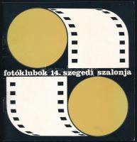 1976-1978 Fotóklubok szegedi szalonja, 3 db katalógus