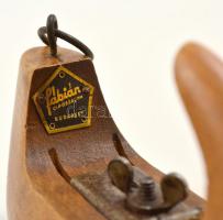 cca 1940 Fábián cipőszalon reklámos állítható  sámfa