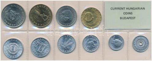 1989. 2f-20Ft (10xklf) érmés forgalmi sor fóliatokban T:1 Adamo FO22