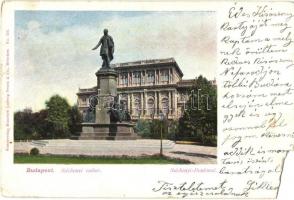 1901 Budapest V. Magyar Tudományos Akadémia, Széchenyi szobor. Ludwig Frank & Co. No. 556. (EM)