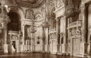 Budapest I. Királyi palota, Márvány terem, belső; Csiky Foto
