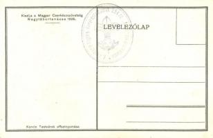 Kiadja a Magyar Cserkészszövetség Nagytábortanácsa 1926. / Hungarian boy scout art postcard s: Márto...