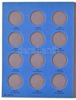 Érmeberakó az 1948-1963 között kiadott amerikai 1/2D "Franklin" címletű érmékhez T:I