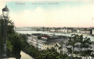 Budapest, Dunai részlet a Gellérthegyről. Taussig A.