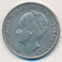 Hollandia 1931. 1G Ag "I. Vilma" T:2 Netherlands 1931. 1 Gulden Ag "Wilhelmina I" C:XF Krause KM#161.1