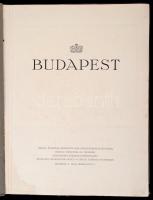 Budapest (1931), Bp. Székesfőv. Idegenforg. Hiv. öt nyelvű kiadványa. Zsinórral átfűzött, kiadói pap...