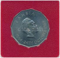 Zamiba 1972. 50Ng Cu-Ni "FAO" tanúsítvánnyal T:1-
Zambia 1972. 50 Ngwee Cu-Ni "FAO&q...