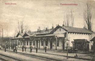 Budapest XVIII. Pestszentlőrinc, Pusztaszentlőrinc, Szentlőrinc; Vasútállomás / railway station (EK)