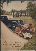 1959 Balatoni camping ismertető füzet, térképekkel, fényképekkel, 60p